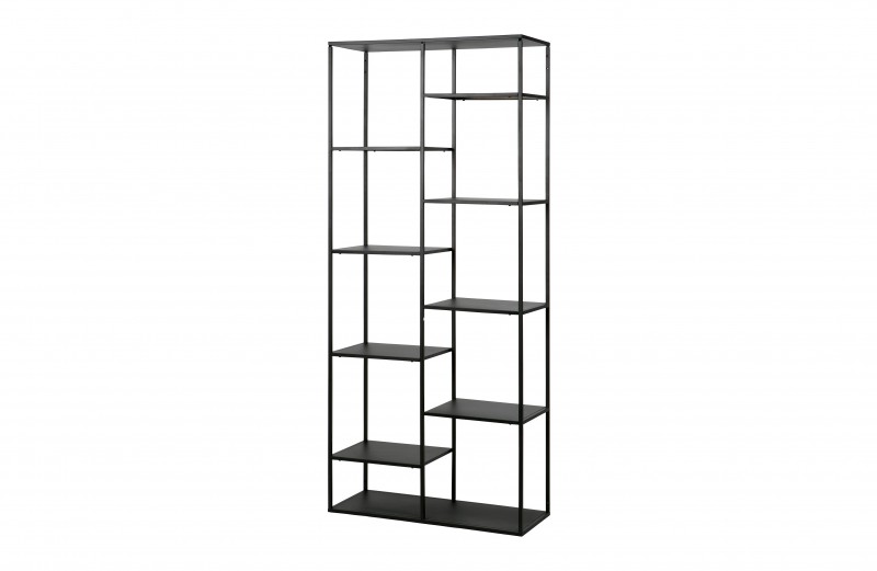 SHELF OFFSET 85 BLACK METAL - CABINETS, SHELVES